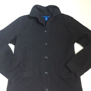 Men’s Black Cardigan Sweater